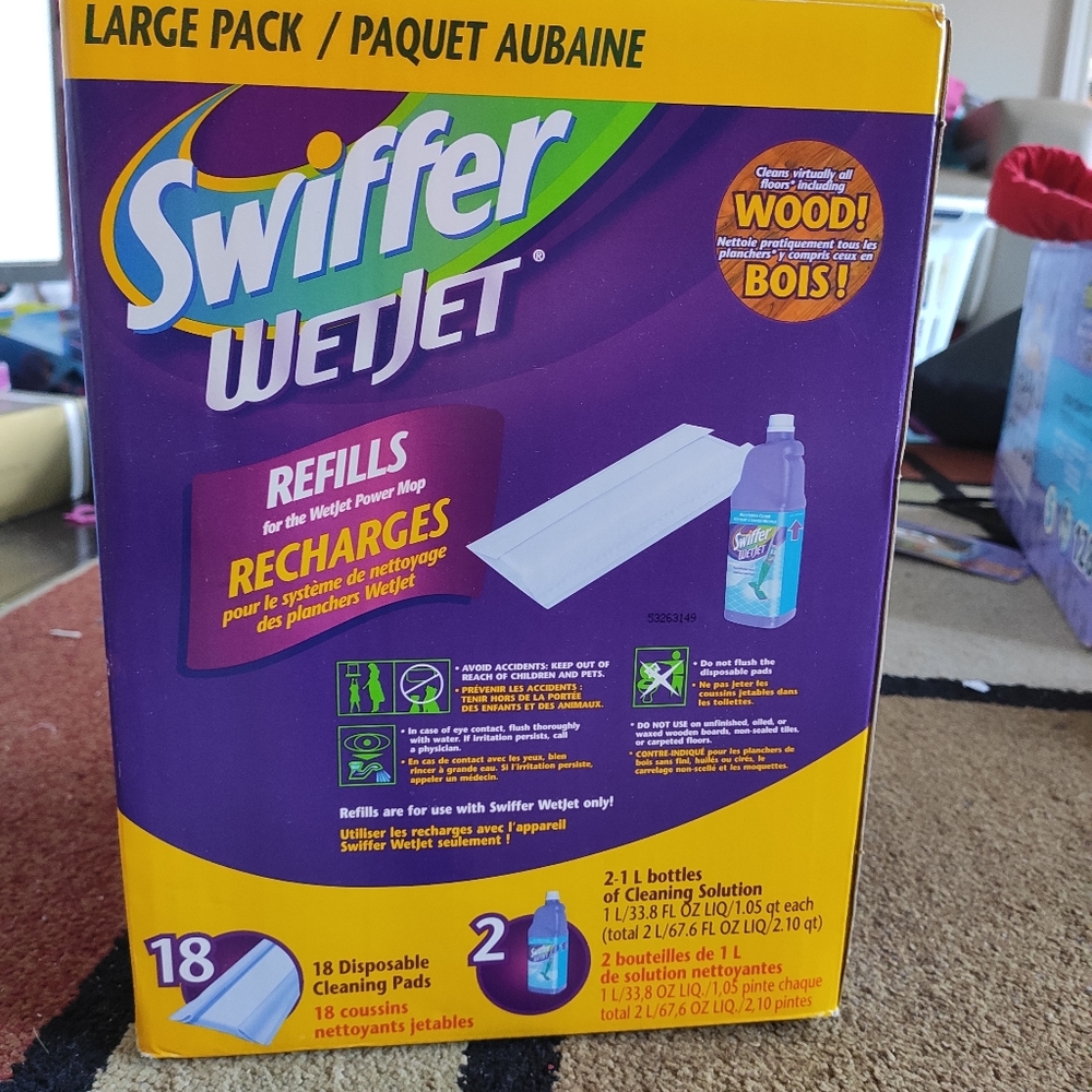 NEW swiffer wetjet cleaning set